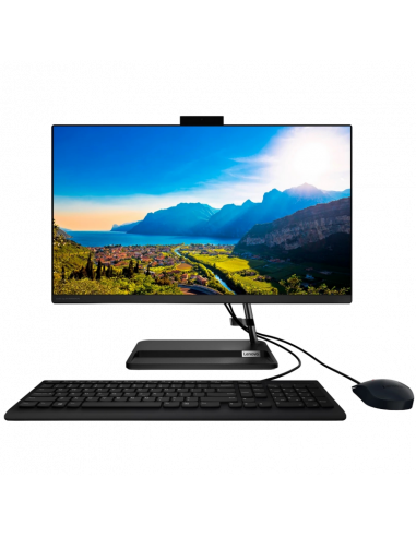 Computer All-in-One Lenovo IdeaCentre AIO 3 24ALC6, 23,8", AMD Ryzen 7 7730U, 16GB/512GB, Fără SO, Negru