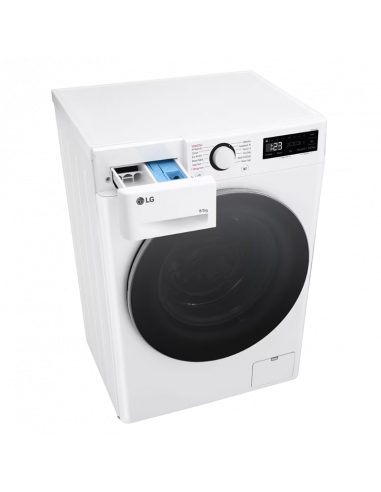 Mașină de spălat cu uscător LG F2DR508S1W, 8kg, Alb