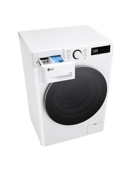 Стирально-сушильная машина LG F2DR508S1W, 8кг, Белый