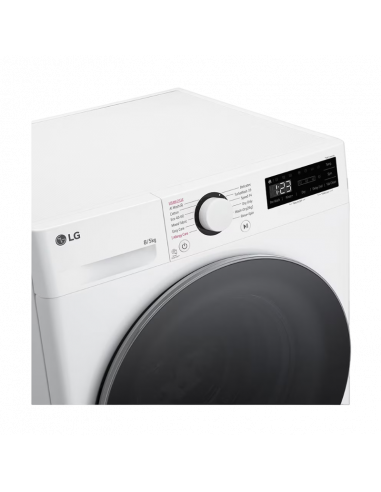 Mașină de spălat cu uscător LG F2DR508S1W, 8kg, Alb