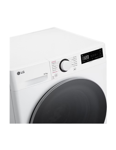 Mașină de spălat cu uscător LG F2DR508S1W, 8kg, Alb