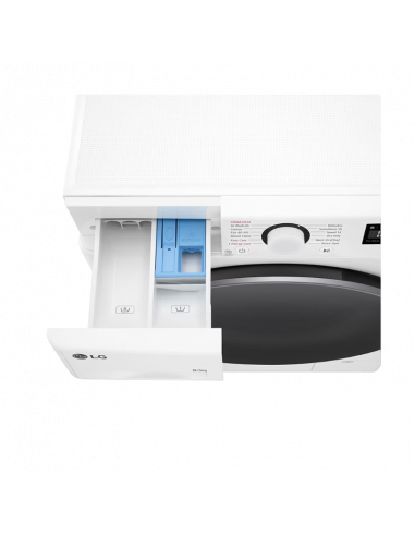 Mașină de spălat cu uscător LG F2DR508S1W, 8kg, Alb