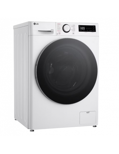 Mașină de spălat cu uscător LG F2DR508S1W, 8kg, Alb