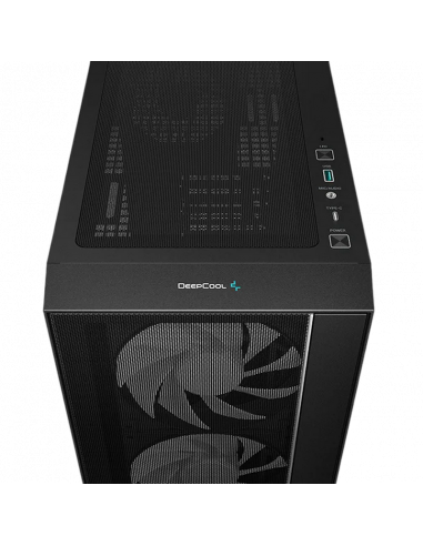 Компьютерный корпус Deepcool MATREXX 55 MESH V4, Midi-Tower, Без блока питания, Чёрный