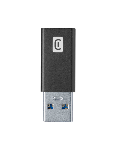 USB-адаптер Cellularline USB-C to USB, Чёрный
