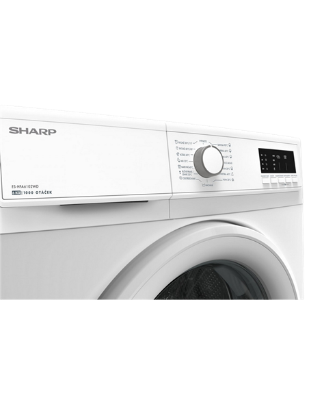 Mașină de spălat Sharp ESHFA6102WDEE, 6kg, Alb