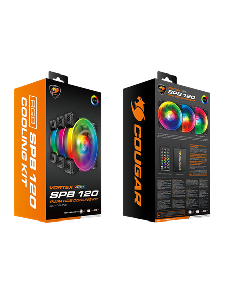 Ventilator PC Cougar CF-V12SET-SPBRGB, 120 mm