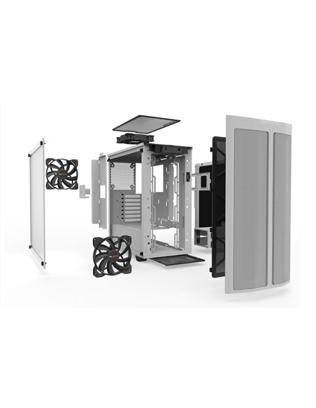 Carcasă PC be quiet! Pure Base 500DX , Midi-Tower, ATX PS2 , Alb