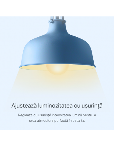 Bec inteligent TP-LINK Tapo L510E, A27, Alb Cald