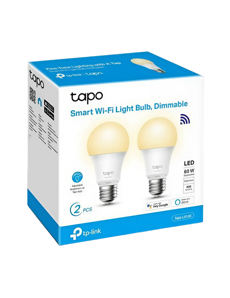 Bec inteligent TP-LINK Tapo L510E, A27, Alb Cald