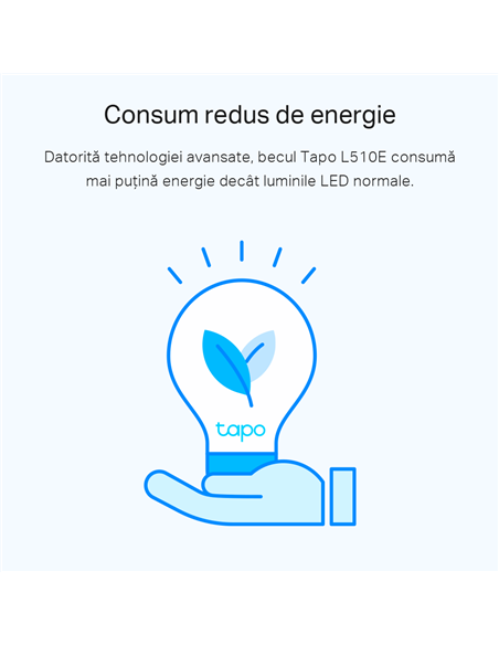 Умная лампочка TP-LINK Tapo L510E, A27, Теплый Белый Умная лампочка TP-LINK Tapo L510E, A27, Теплый Белый