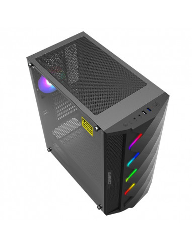 Carcasă PC Gamemax Diamond COC, Midi-Tower, Fără PSU, Negru