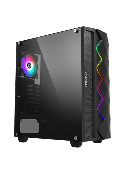 Carcasă PC Gamemax Diamond COC, Midi-Tower, Fără PSU, Negru Carcasă PC Gamemax Diamond COC, Midi-Tower, Fără PSU, Negru