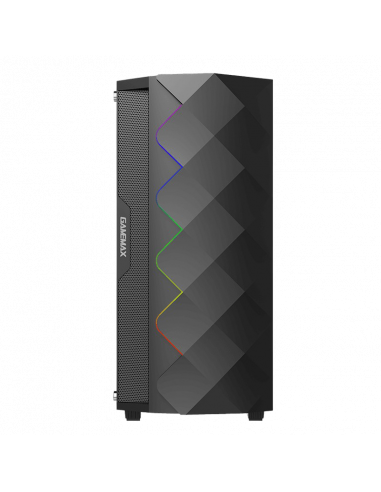 Компьютерный корпус Gamemax Diamond COC, Midi-Tower, Без блока питания, Чёрный