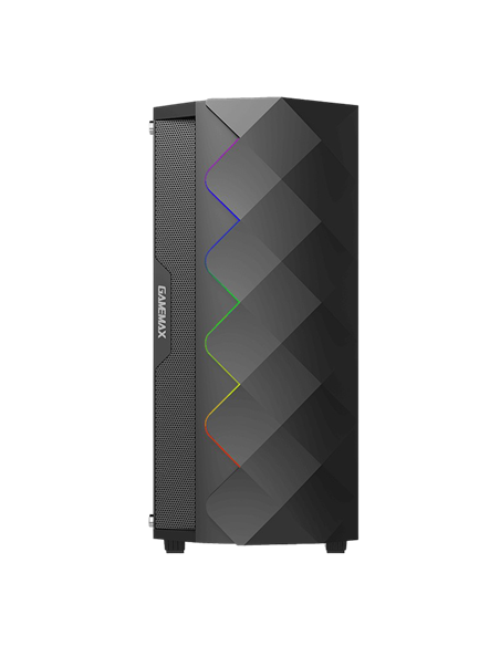 Carcasă PC Gamemax Diamond COC, Midi-Tower, Fără PSU, Negru Carcasă PC Gamemax Diamond COC, Midi-Tower, Fără PSU, Negru
