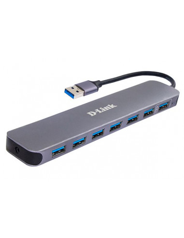 USB-концентратор D-Link DUB-1370, Серый