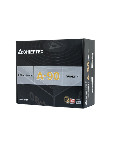 Блок питания для компьютеров Chieftec GDP-750C, 750Вт, ATX, Полумодульный