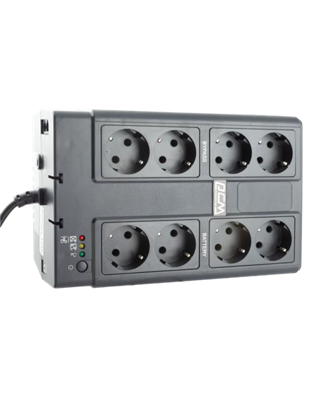 Источник бесперебойного питания PCM CUB-650E, Не в сети, 650VA, Башня Источник бесперебойного питания PCM CUB-650E, Не в сети, 650VA, Башня