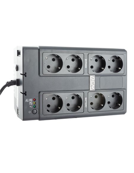 Источник бесперебойного питания PCM CUB-650E, Не в сети, 650VA, Башня Источник бесперебойного питания PCM CUB-650E, Не в сети, 650VA, Башня