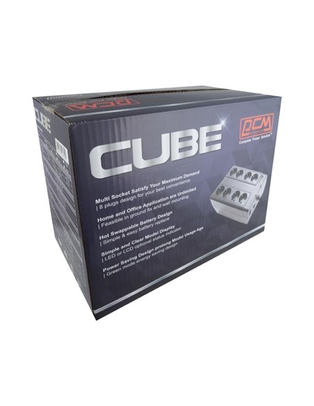 Источник бесперебойного питания PCM CUB-650E, Не в сети, 650VA, Башня Источник бесперебойного питания PCM CUB-650E, Не в сети, 650VA, Башня