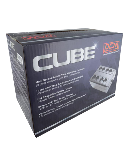 Источник бесперебойного питания PCM CUB-650E, Не в сети, 650VA, Башня Источник бесперебойного питания PCM CUB-650E, Не в сети, 650VA, Башня