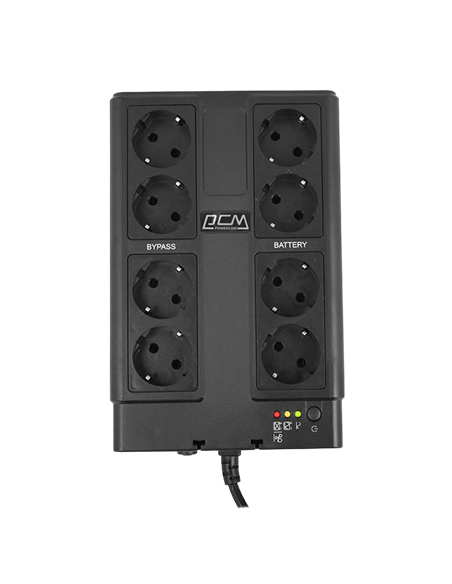 Источник бесперебойного питания PCM CUB-650E, Не в сети, 650VA, Башня Источник бесперебойного питания PCM CUB-650E, Не в сети, 650VA, Башня