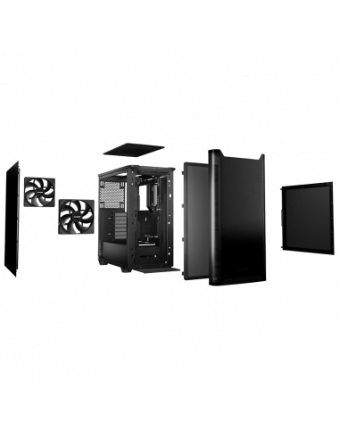 Компьютерный корпус be quiet! Pure Base 501, Midi-Tower, Без блока питания, Чёрный