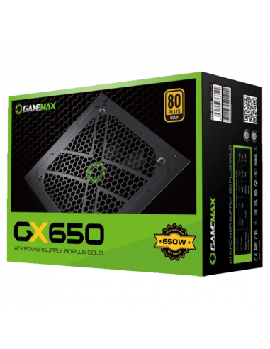 Блок питания для компьютеров Gamemax GX-650, 650Вт, ATX, Полностью модульный