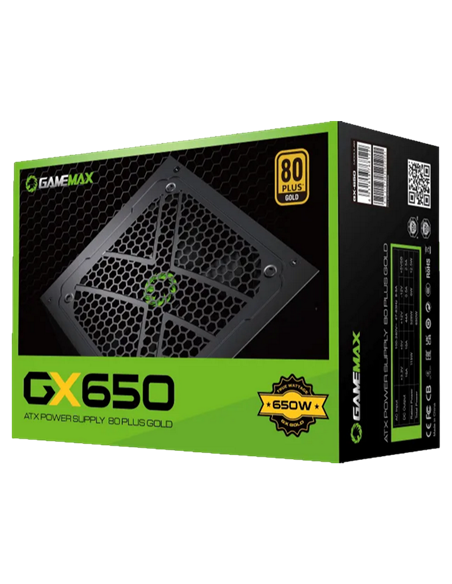 Блок питания для компьютеров Gamemax GX-650, 650Вт, ATX, Полностью модульный