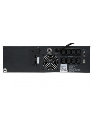 Источник бесперебойного питания PCM KIN-2200AP RM, Линейно-интерактивный, 2200VA, Крепление в стойку
