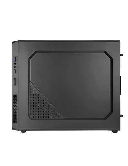 Компьютерный корпус Chieftec UC-03B-OP, Mini-Tower, Без блока питания, Чёрный
