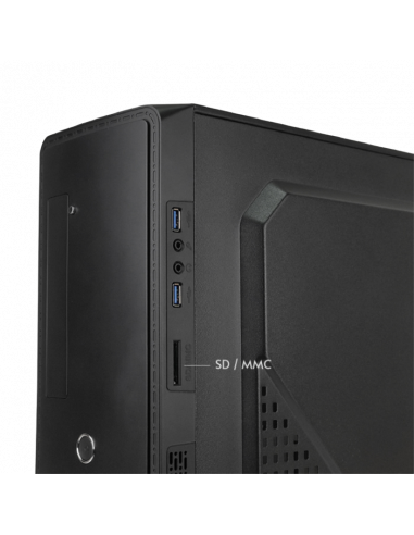 Carcasă PC Chieftec UC-03B-OP, Mini-Tower, Fără PSU, Negru