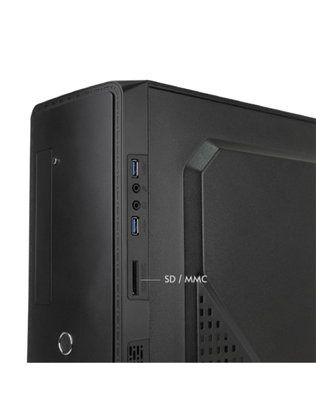 Carcasă PC Chieftec UC-03B-OP, Mini-Tower, Fără PSU, Negru