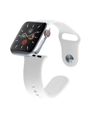 Curea pentru ceas Cellularline Urban Band, Silicon, Alb