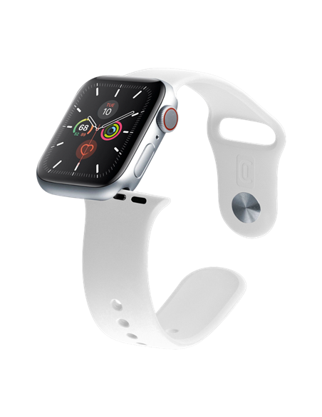 Curea pentru ceas Cellularline Urban Band, Silicon, Alb