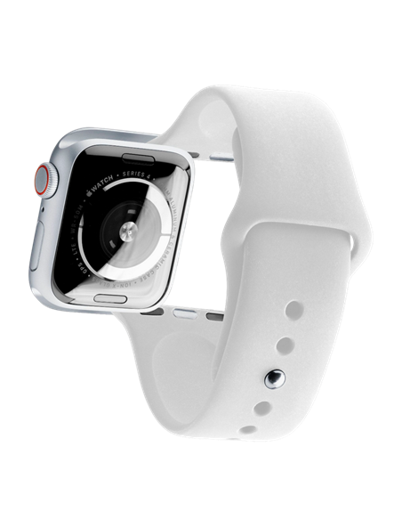 Curea pentru ceas Cellularline Urban Band, Silicon, Alb