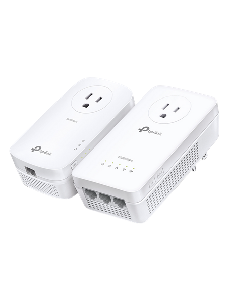 Wi-Fi + Powerline адаптер TP-LINK TL-WPA8631P KIT, AV1300, 1300 Mбит/c, Белый