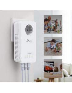 Wi-Fi + Powerline адаптер TP-LINK TL-WPA8631P KIT, AV1300, 1300 Mбит/c, Белый 2