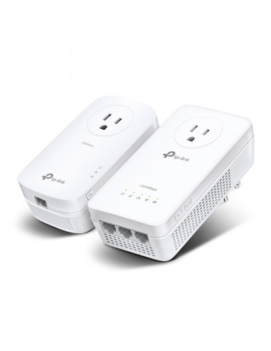 Wi-Fi + Powerline adapter TP-LINK TL-WPA8631P KIT, AV1300, 1300 Mbps, Alb