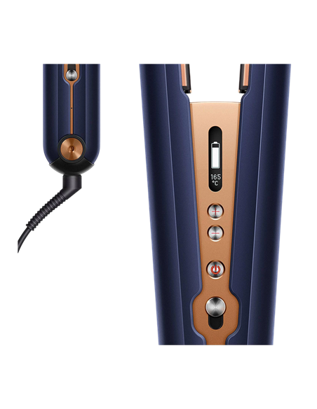 Placă de îndreptat părul Dyson Corrale HS07, Prussian Blue | Bright Copper