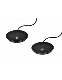 Microfon pentru camera Logitech GROUP Expansion Mics, Fără fir, Negru