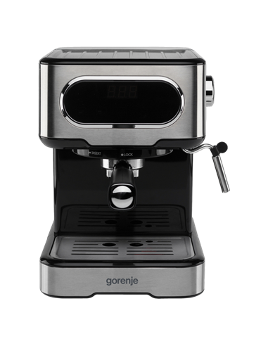 Cafetiera manuala Gorenje ESCM15DBK, 1100W, Argintiu