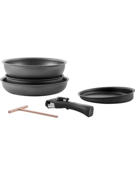 Набор посуды Polaris EasyKeep-6D, Чёрный