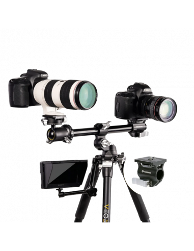 Trepied/Monopod Vanguard VEO3T+ 264AB, Cap cu bilă cu două axe, Negru