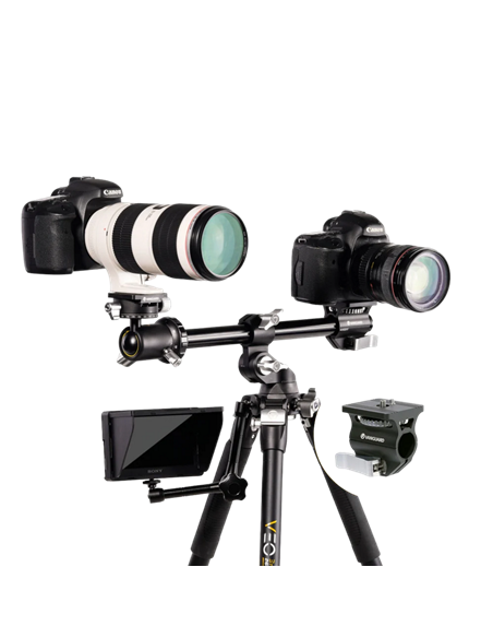Trepied/Monopod Vanguard VEO3T+ 264AB, Cap cu bilă cu două axe, Negru