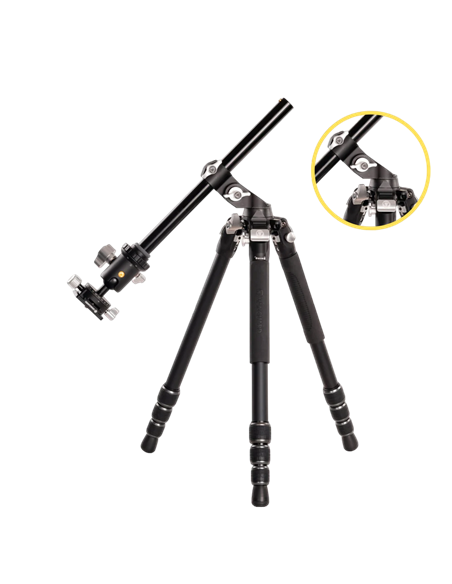 Trepied/Monopod Vanguard VEO3T+ 264AB, Cap cu bilă cu două axe, Negru