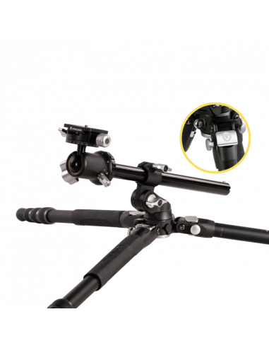 Trepied/Monopod Vanguard VEO3T+ 264AB, Cap cu bilă cu două axe, Negru