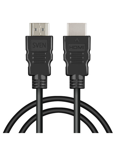 Видео кабель SVEN SV-016548, - HDMI (M), 1,8м, Чёрный