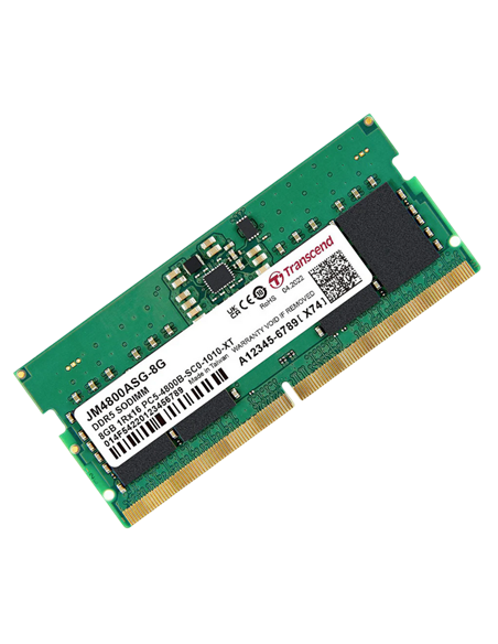 Memorie RAM Transcend JM4800ASG-8G, DDR5 SDRAM, 4800 MHz, 8GB, JM4800ASG-8G