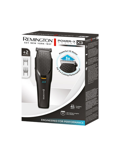 Aparat de tuns Remington Power X Series X3 HC3000, Negru